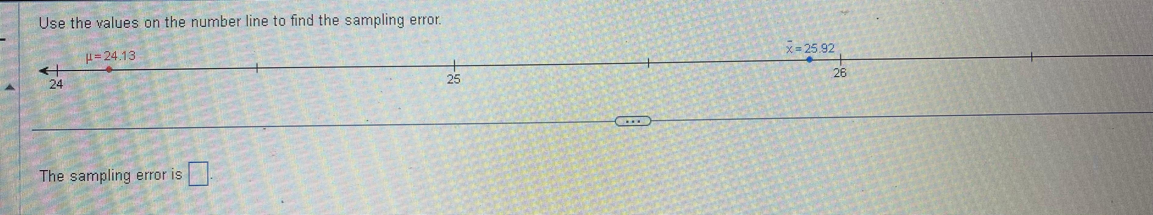 Solved Use the values on the number line to find the | Chegg.com