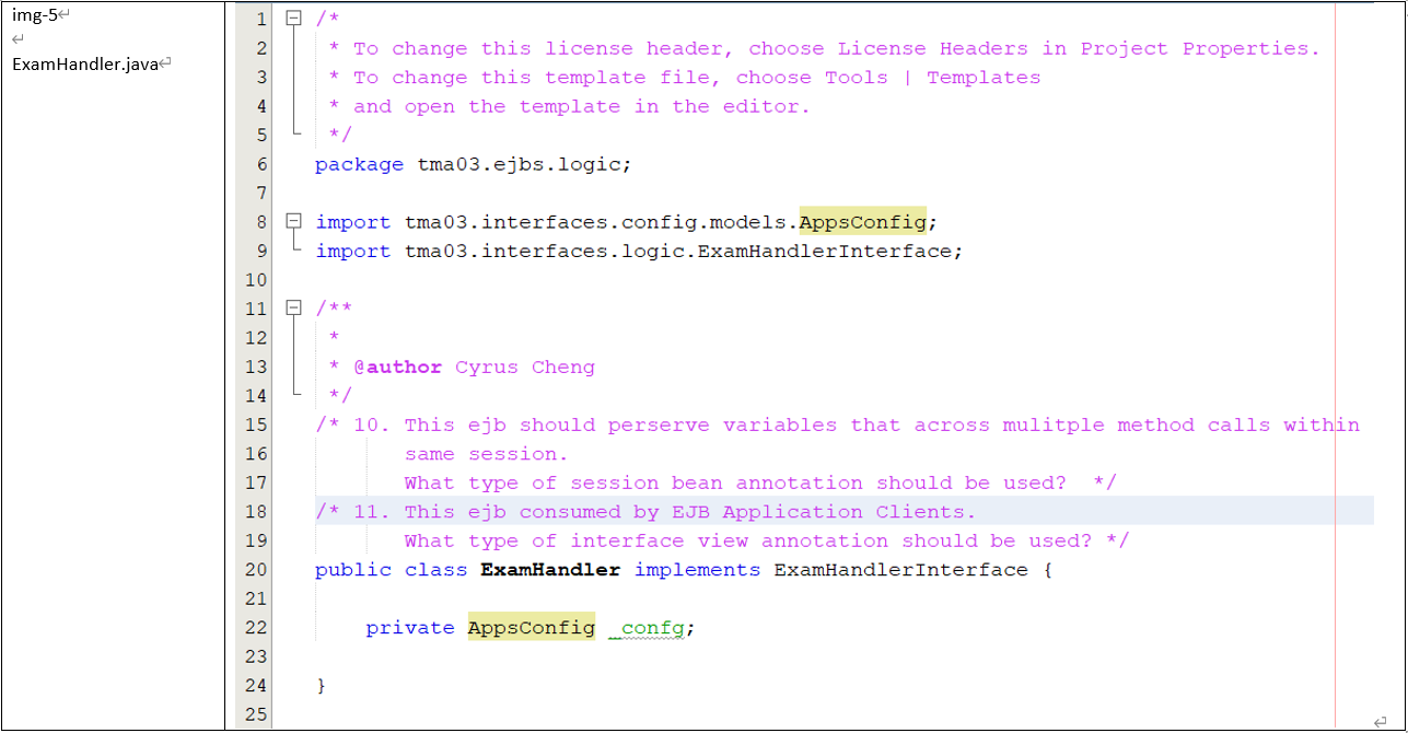 The structure of the EJB application is as follow | Chegg.com