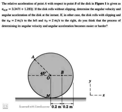 Solved The relative acceleration of point A with respect to | Chegg.com