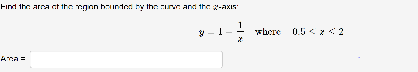 Solved Find the area of the region bounded by the curve | Chegg.com