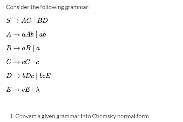 Image Result For Syntax E C Grammar E C E Bd E C Ba E Ab Ef Bc F E F A E B E