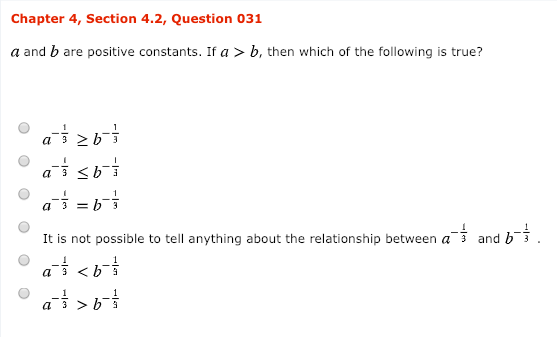 Solved Chapter 4, Section 4.2, Question 031 A And B Are | Chegg.com