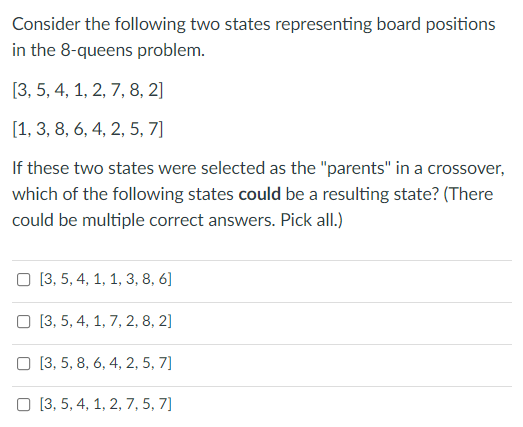 Solved Consider the following two states representing board | Chegg.com
