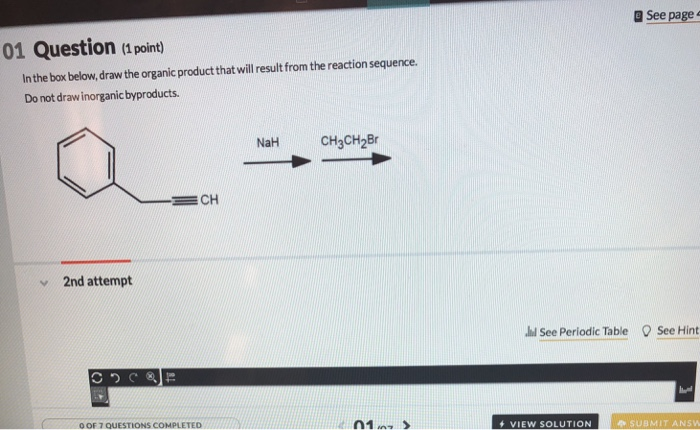 Solved e See page 01 Question (1 point) In the box below, | Chegg.com