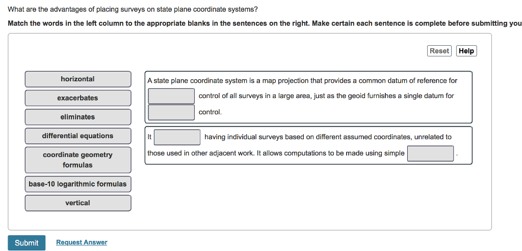 Solved What are the advantages of placing surveys on state | Chegg.com