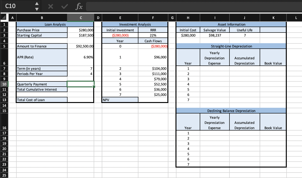 Solved 3 The payment amount returned by the PMT function