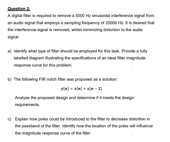 Solved pls make sure to answer question 2 fully part a, b | Chegg.com