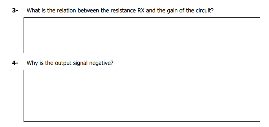 study of operational amplifier experiment