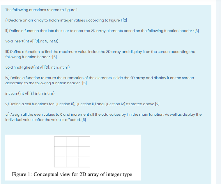 Solved The following questions related to Figure 1 i) | Chegg.com