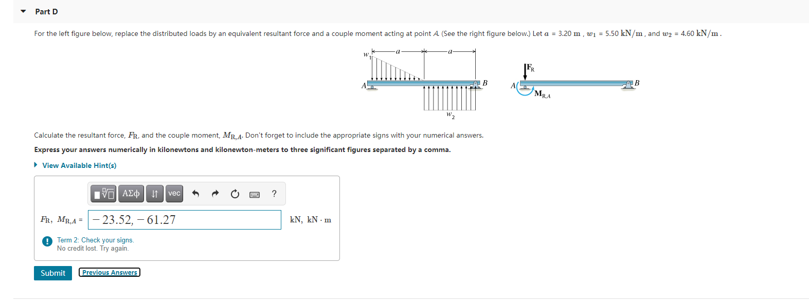 Solved Part D For the left figure below, replace the | Chegg.com