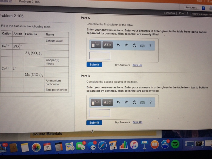 Solved Fill m the blanks in the following table Complete | Chegg.com
