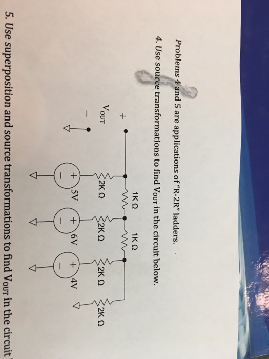 Solved Problems 4 and 5 are applications of "R2R" ladders.