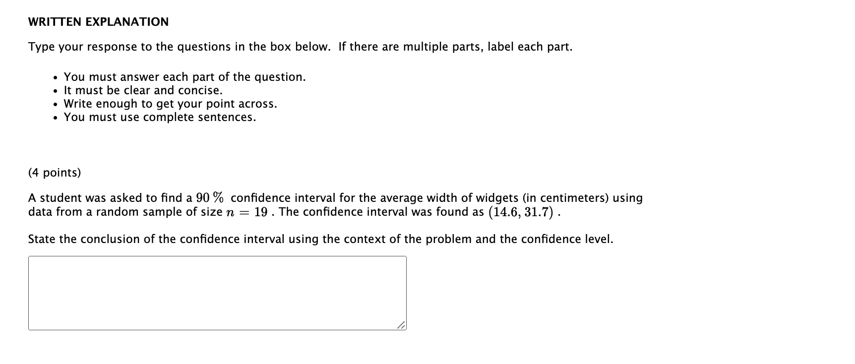 Solved WRITTEN EXPLANATION label each part. Type your | Chegg.com