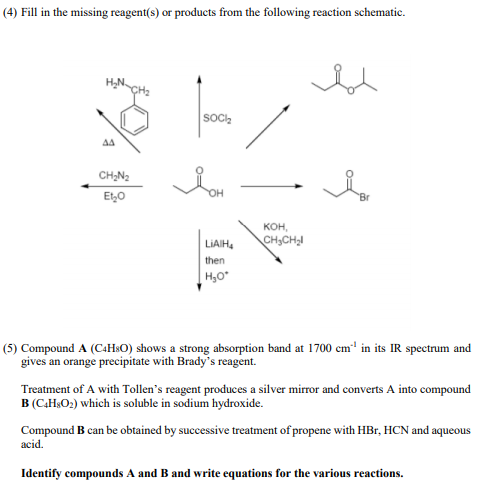 Solved 1) Give the IUPAC name or draw the corresponding | Chegg.com