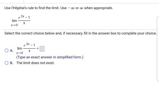 Solved 12.3.14 Use LHôpital's Rule To Find The Following | Chegg.com