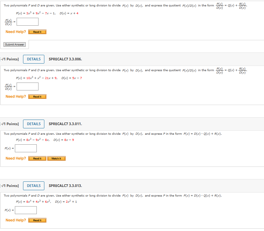 solved-two-polynomials-p-and-d-are-given-use-either-chegg