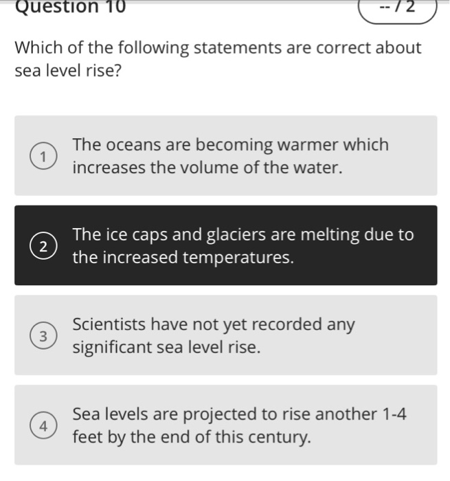 Solved Question To Which of the following statements are | Chegg.com