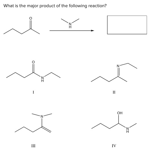 Solved What is the major product of the following reaction? | Chegg.com