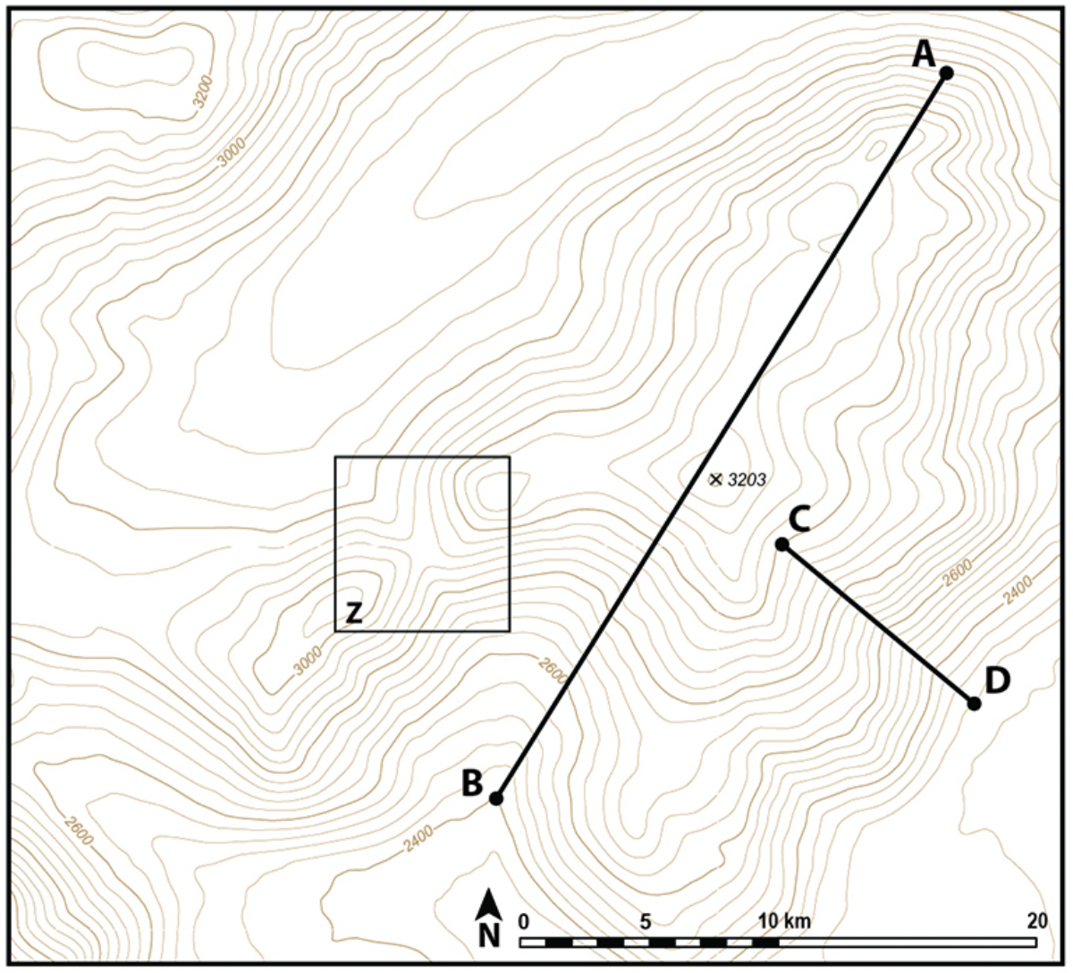 solved-determine-the-slope-of-the-cd-transect-line-a-chegg