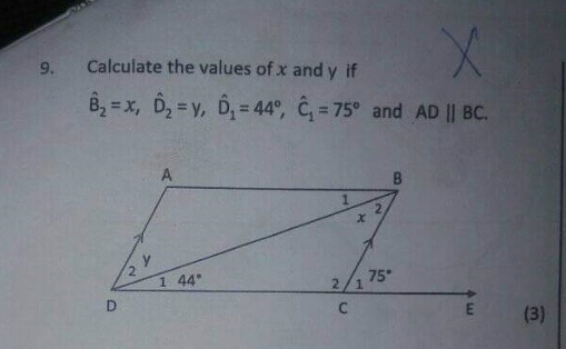 Solved 9 Calculate The Values Of X And Y If X O Y Chegg Com