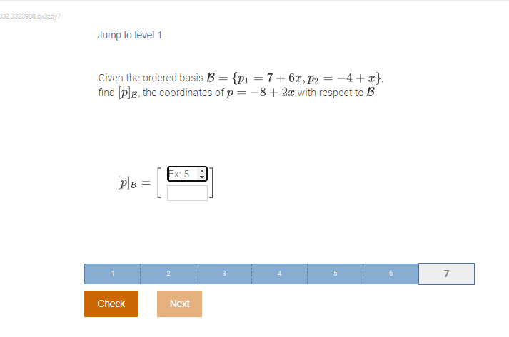 Solved Jump To Level 1 Given The Ordered Basis | Chegg.com