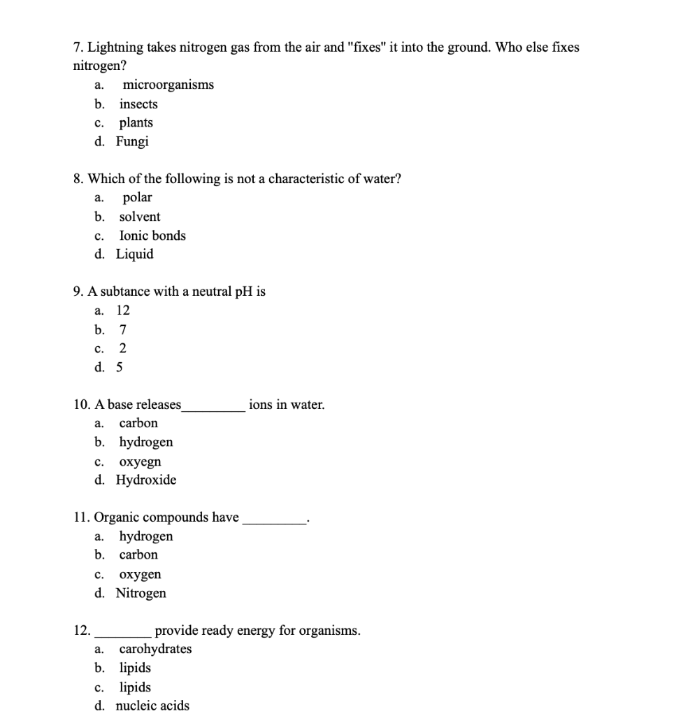 Solved A. 1. Which Of The Following Is Not A Characteristic | Chegg.com