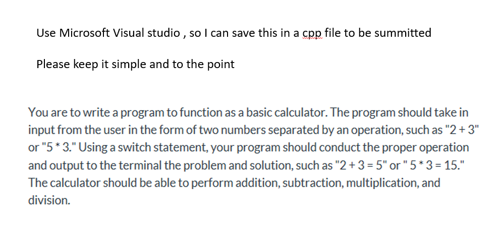 Solved Use Microsoft Visual studio , so I can save this in a | Chegg.com
