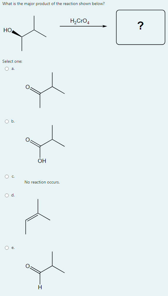 solved-what-is-the-major-product-of-the-reaction-shown-chegg