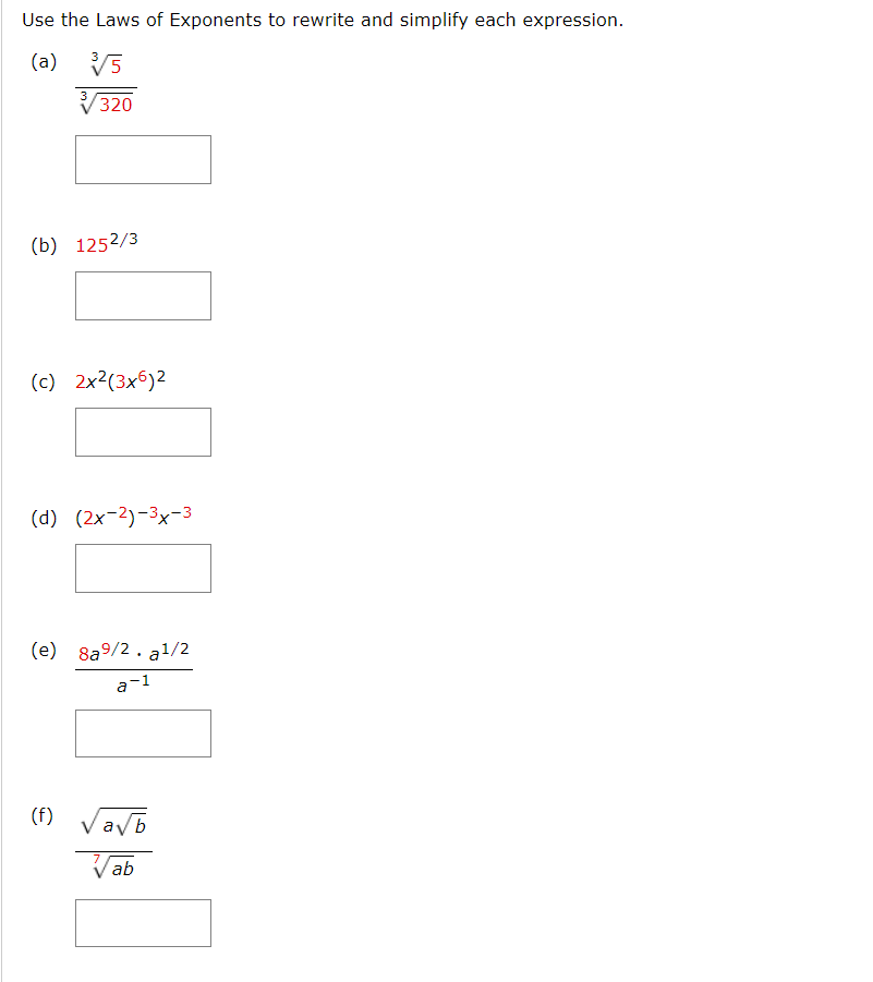 Solved Use The Laws Of Exponents To Rewrite And Simplify 1273