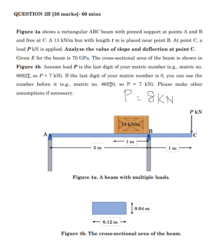 Solved QUESTION 2B [30 Marks)- 60 Mins Figure 4a Shows A | Chegg.com