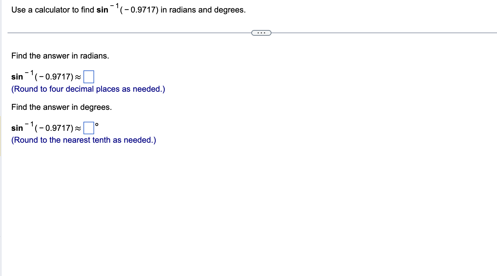solved-use-a-calculator-to-find-sin-1-0-9717-in-radians-chegg