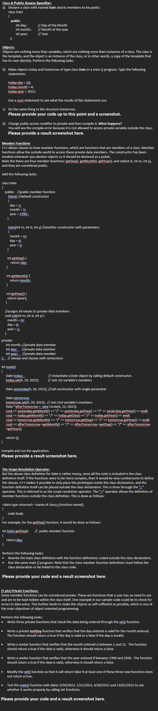 Solved Language C++. Please let me know which code is the | Chegg.com