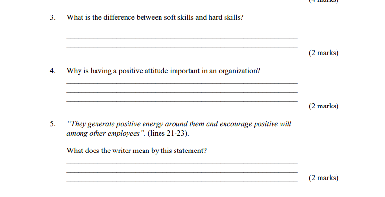 Solved PART A: READING COMPREHENSION Read the passage and | Chegg.com