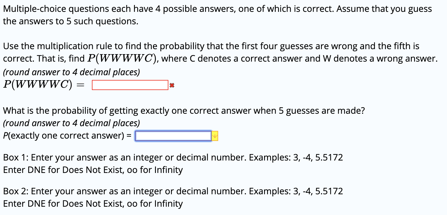 Solved Multiple Choice Questions Each Have 4 Possible Chegg Com