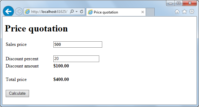 Solved Exercise 2-1 Build The Quotation Application For | Chegg.com