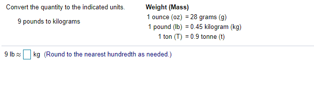 Weight 1 clearance pound in kg