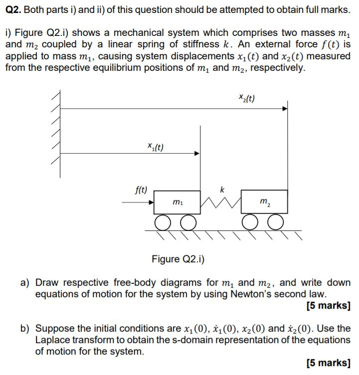 Solved Q2. Both parts i) and ii) of this question should be | Chegg.com