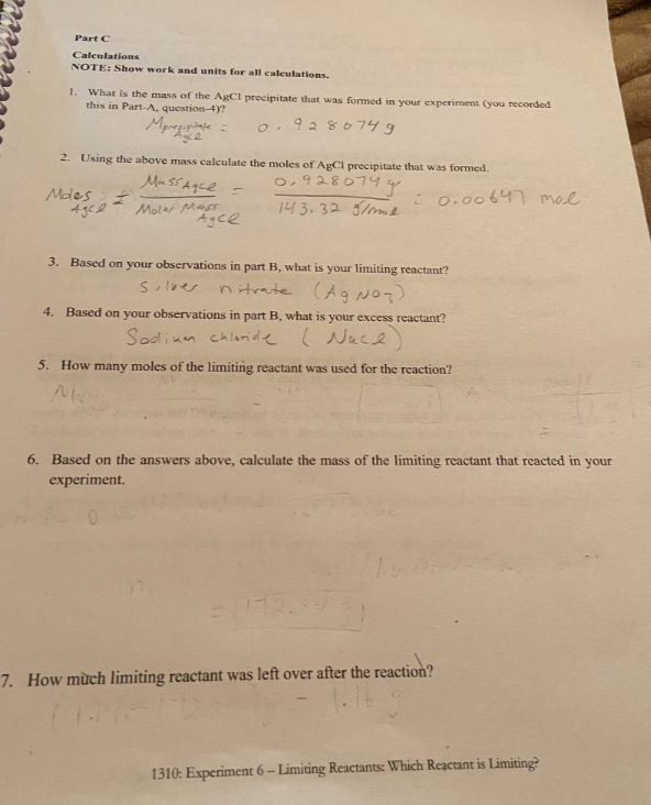 Please I Need Help On Part B Question 5 And 6 I Chegg 