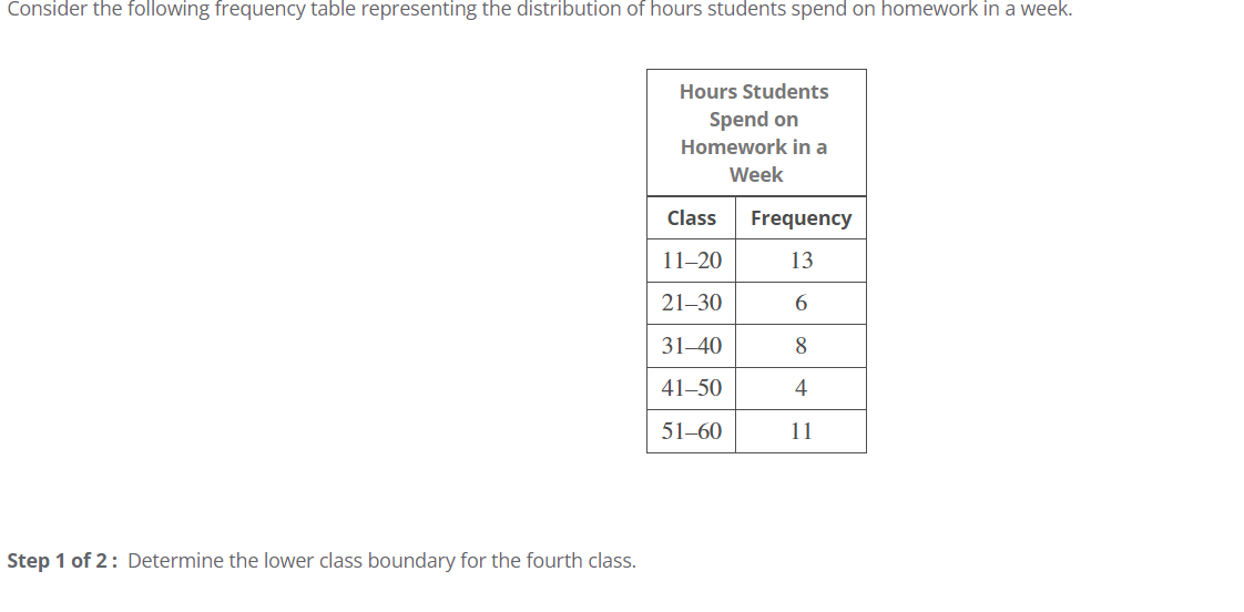 solved-step-1-of-2-determine-the-lower-class-boundary-for-chegg