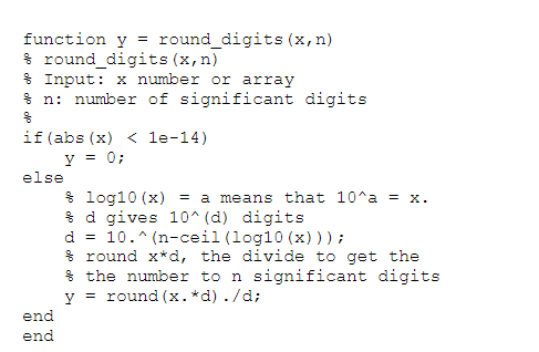 Matlab round - lasopalava