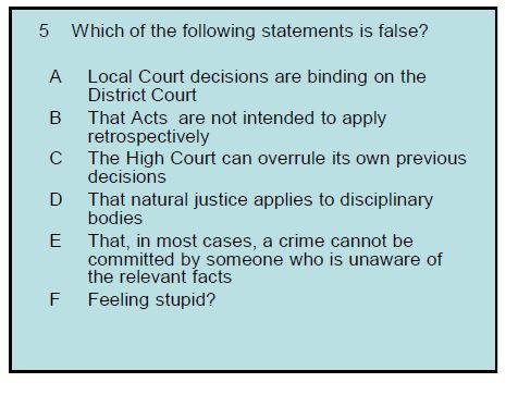 District shop court decisions