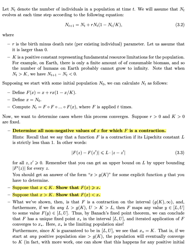 Solved Let Nt Denote The Number Of Individuals In A Popul Chegg Com