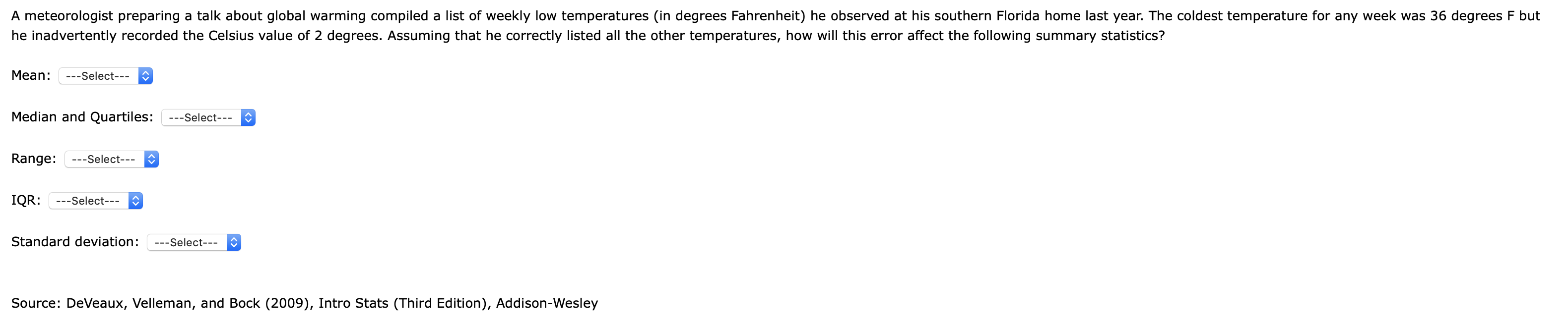 Solved A meteorologist preparing a talk about global warming