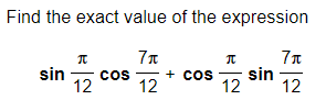 Solved Find the exact value of the | Chegg.com