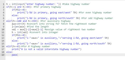 Solved: Primary U.S. Interstate Highways Are Numbered 1-99... | Chegg.com