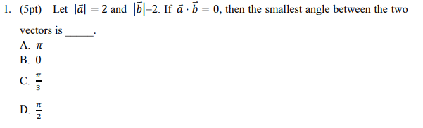 Solved Please help me solve this problem *****the smallest | Chegg.com
