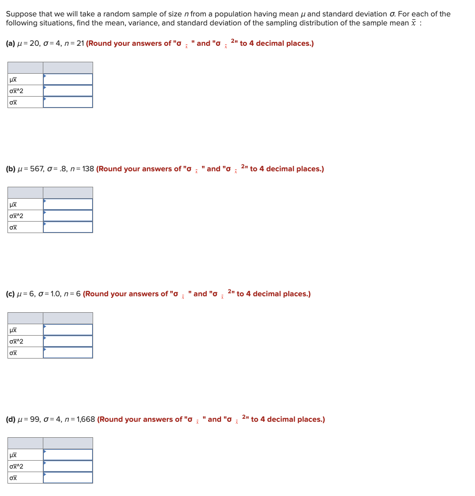 Solved Suppose that we will take a random sample of size n | Chegg.com