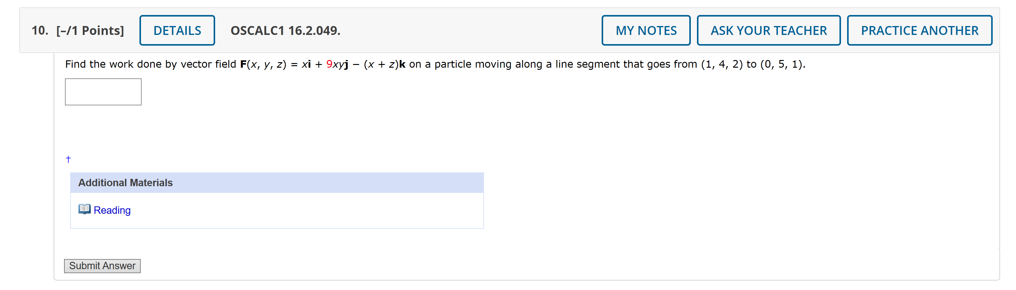 Solved Find the work done by vector field | Chegg.com