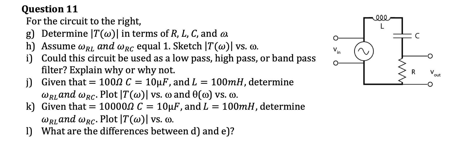 000 Os O Question 11 For The Circuit To The Right Chegg Com