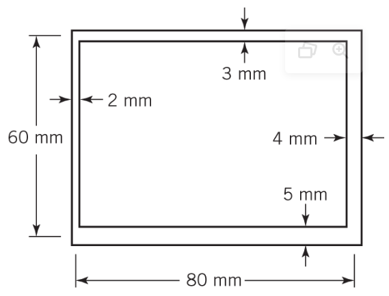 Solved A beam has the cross-sectional geometry above and is | Chegg.com